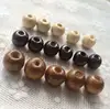 1 pack 4 6 8 10 12MM Round Natural Wood Beads White Brown Color Handmade Craft Wooden Spacer Bead Fit DIY Jewelry Accessories ► Photo 1/6