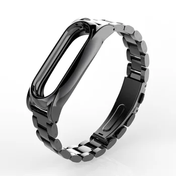 

TEAMYO Accessory for Xiao mi band 2 Strap Screwless Metal Wrist Strap Replacement for xiomi miband 2 Smart Bracelet Wristbands