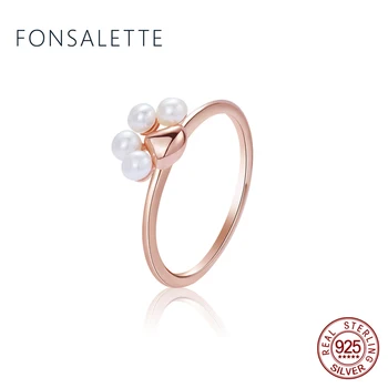 

New Fashiopn 925 Silver Animal Pet Dog Cat Bear Footprints Finger Frehwater Pearl Ring for Women Jewelry Christmas Gift zk40