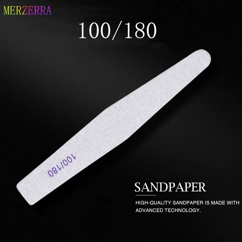 

1 PC Nail File Buffer 100/180 Nail Art Sanding Buffer Manicure Buffing Polish Beauty Tools Professional Nail File Nail Art Tool