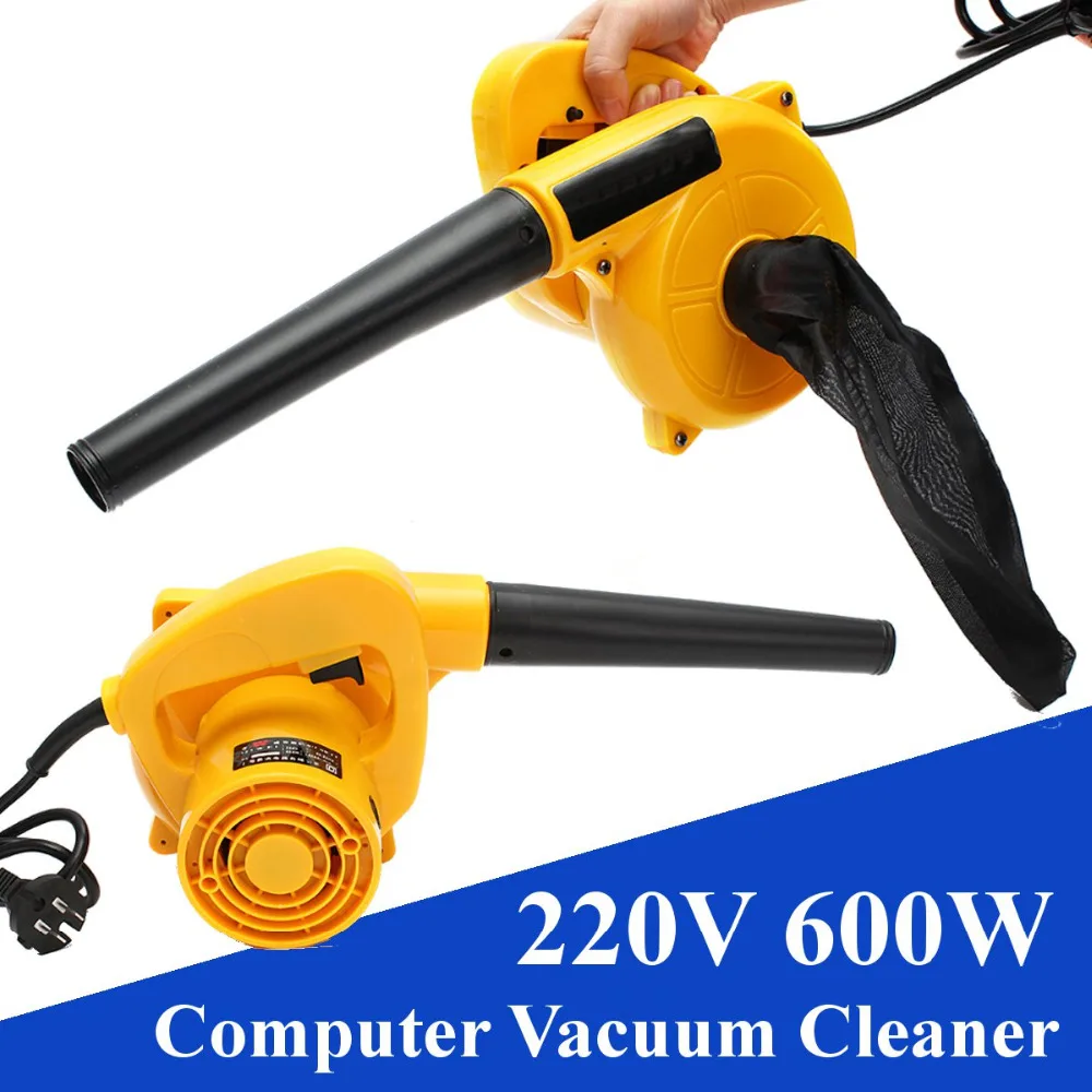 

220V 600W Electric Air Blower Portable Handheld Dust Collector Fan Spray Vacuum Cleaner Car Garden Studio Leaf Blowing Remover