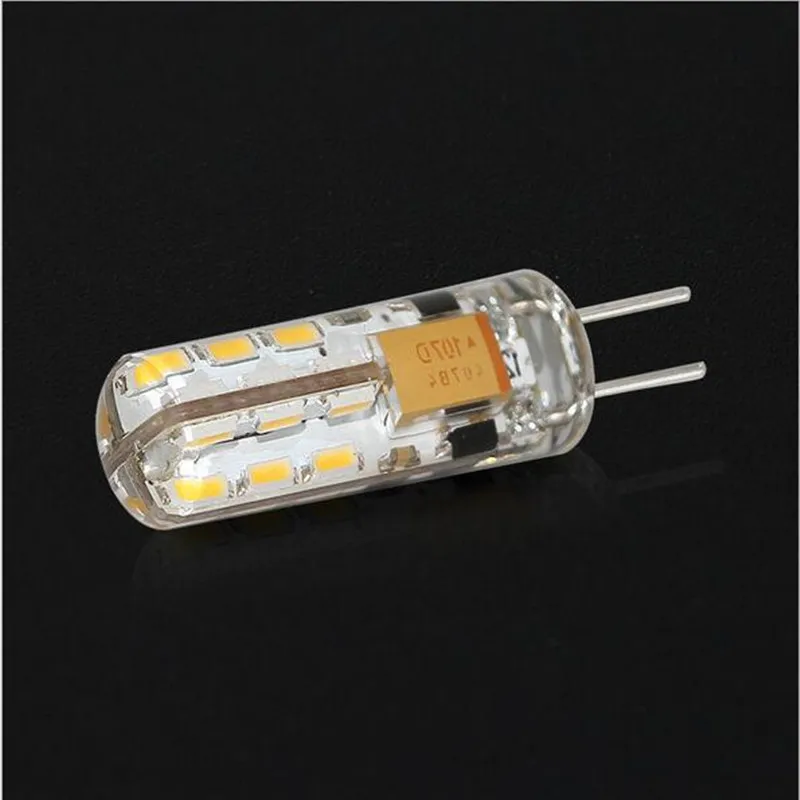 

Chandelier light source G4 Base 24 LED Light Bulb Lamp 1.5 Watt AC DC 12V dimmable Equivalent to 10W T3 Halogen 360 Beam Angle