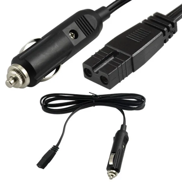 

High Quality 12V 24V DC Cooler Box MINI FRIDGE Cable With Cigar Plug For WAECO NFA About 1.6M