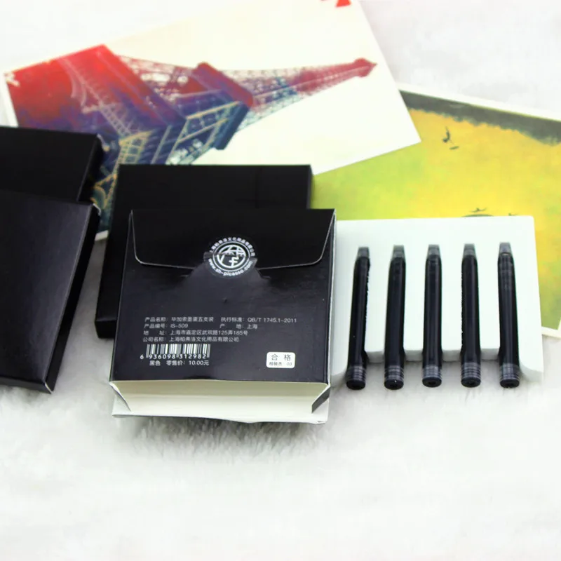 

20pcs Picasso Fountain Pen Ink High Quality Office & School Supplies Cartridge Black 100% New