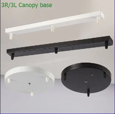Three Lamps Chandeliers Base High grade Lighting Accessories black ... Three Lamps Chandeliers Base High grade Lighting Accessories black ...