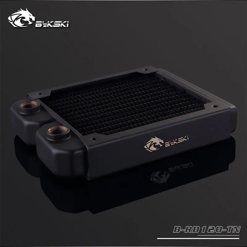 Bykski 120mm Length Single Row Radiators 28mm Thickness Water Cooling Good for Two Fans. P/N: B-RD120-TN | Компьютеры и офис