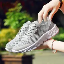 Geruchlos Leicht männer Freizeitschuhe Sommer Im Freien Unisex Paar Bequem Netz Schuhe Lace-up Flache Große Plus Größe 35-48