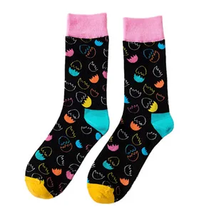 Новые хлопковые носки с пасхальным Кроликом, черепаха, лист, мужские и женские повседневные дизайнерские носки Harajuku, пасхальные яйца, рождественские носки с принтом - Цвет: 5