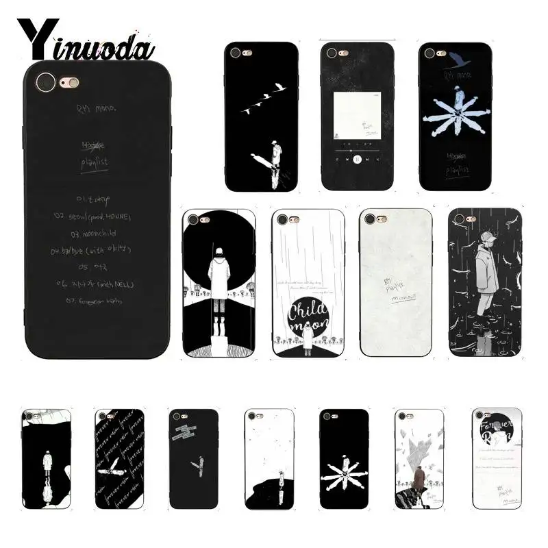 

Yinuoda BTS RM Mono 2018 Mixtape Soft Silicone TPU Phone Cover for iPhone 8 7 6 6S 6Plus X XS MAX 5 5S SE XR 10 Cases