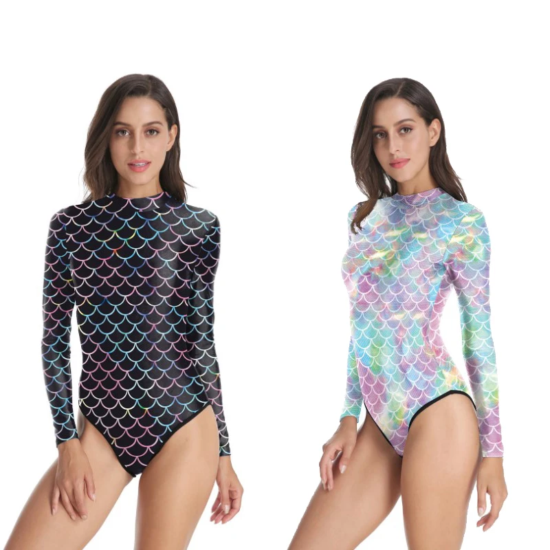 

Mermaid sportswear freestyle diving suit surfing hot spring swimsuit