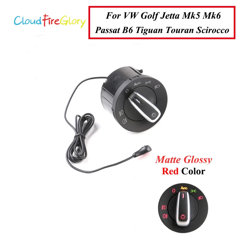 Interruptor de faro automático modificado para coche, perilla y módulo