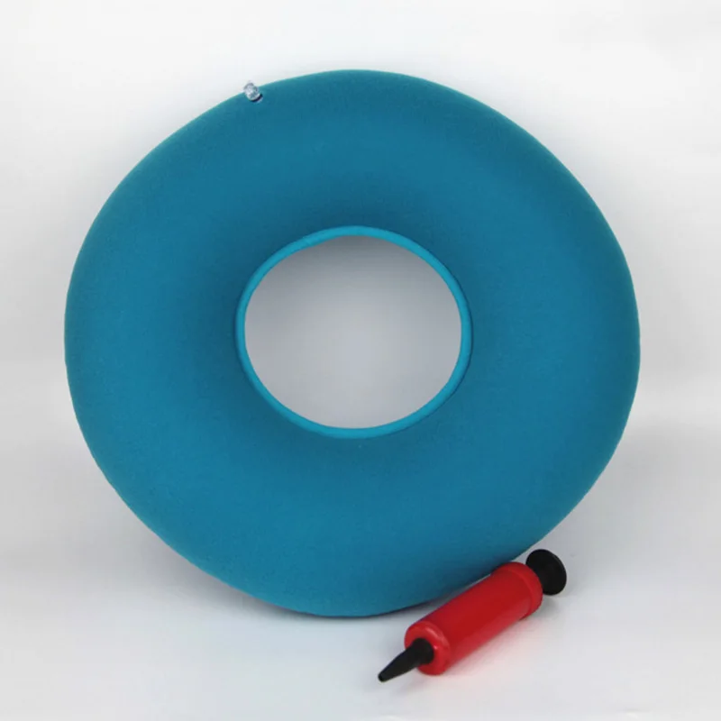 

Inflatable Ring Round Pillow Chair Pad Hip Support Medical Hemorrhoid Seat Massage Cushion with Pump WS99