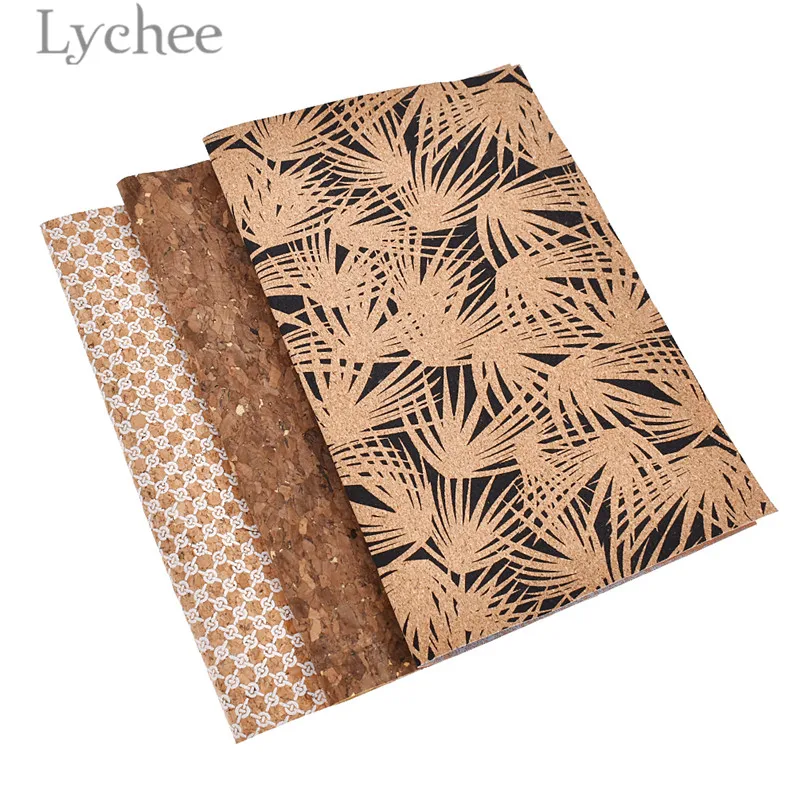 Lychee Life A4 винтажный мягкий пробковый материал, Ретро стиль, ткань для шитья, ручная работа, материалы для сумок