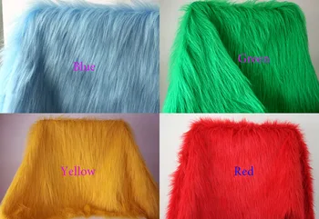 

Good quality 10 color available faux fur fabric,9cm pile Plush fabrics,150*50cm fabric for sewing,felt cloth ,