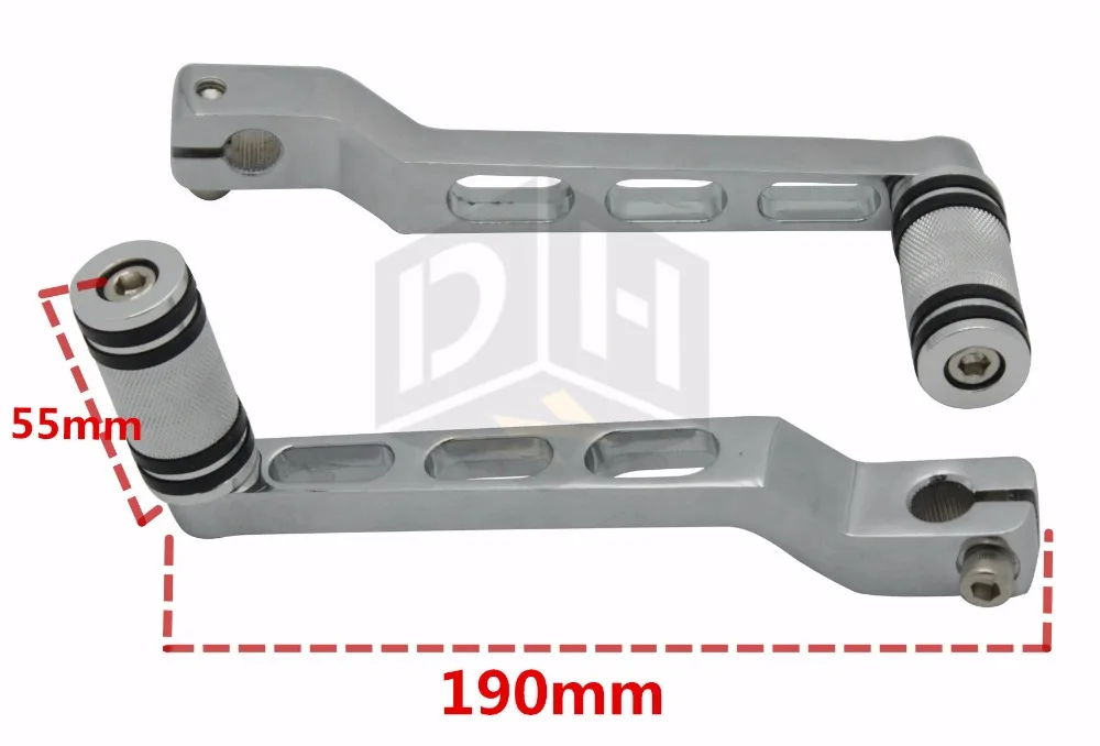 Мотоцикл педаль пятки ног рычаг для коробки передач с сдвигом колышки для Harley Touring Softail Road Glide Road king