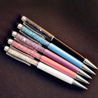 1 Pc Cute Kawaii Brand Diamond Metal Ballpoint Pen Touch Screen Crystal Ball Pen For Mobile Phone Office Supplies 2