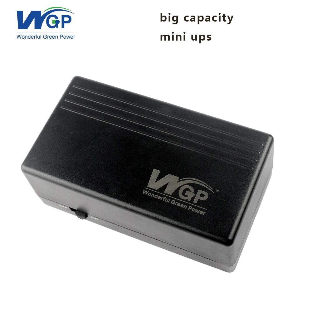 

Big capacity lithium battery ups uninterruptible power supply 12v 2a 57.72wh mini ups for wifi router DSL modem and cctv camera