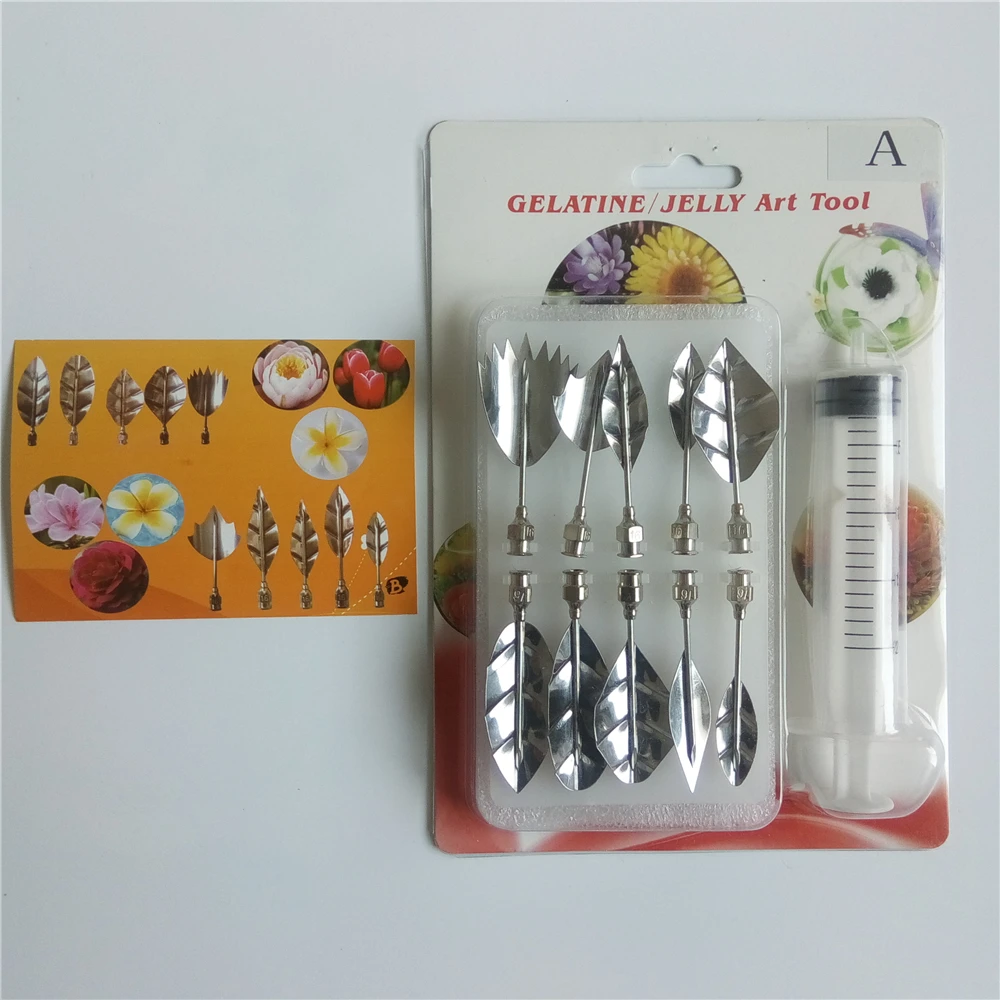 AMW 3D Jelly Art Tools Set Cheap Cake Decorating Tools Stainless Steel