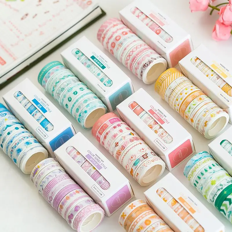 

1PACK=12 DESIGNS Super Cool Vaporwave Theme High Quality Washi Tape Set 15mm/30mm/50mm*5M DIY Decoration Supplies Free Shipping