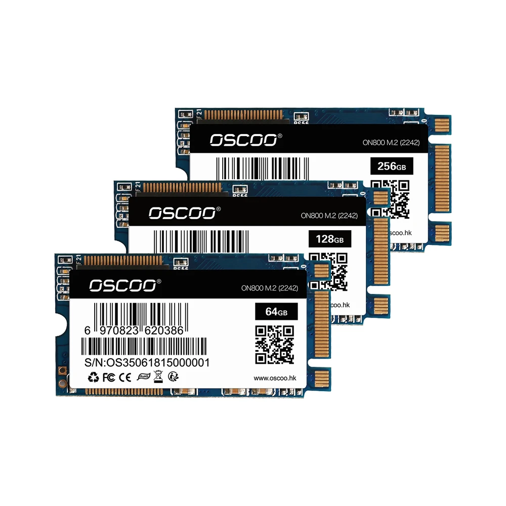 OSCOO SSD M2 NGFF/M.2 2242 твердотельный диск для ноутбука 64 Гб 128 ГБ 256 ГБ твердотельный диск высокая скорость SATA3