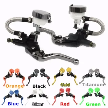 

Universal 7/8" 22MM Master Cylinder Reservoir Hydraulic Brake Clutch Levers Set For Yamaha FZ8 2011-2013 Yamaha 1994 1995 1997