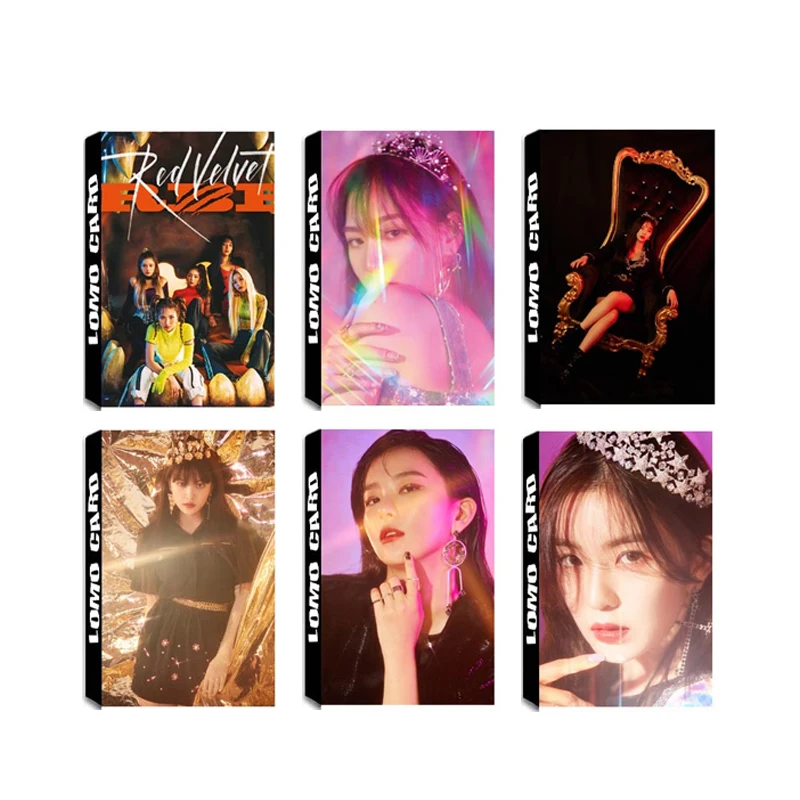 

Youpop KPOP Red Velvet RBB Irene SeulGi Wendy Joy Yeri Album LOMO Cards K-POP Self Made Paper Photo Card Photocard LK614