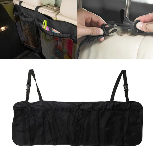 2017 Car Styling Car Seat Back Tidy Organiser Multi-Pocket Bag Auto Travel Storage Hanging Holder 1PC JUN13