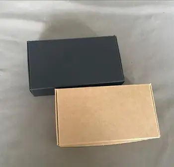 

30pcs Black/Kraft paper folding Handmade Soap Packaging Paper Box Gift packaging paper box cardboard paper packing box