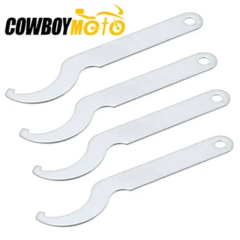 

4pcs/set Motorcycle Universal Suspension Shock Absorber Wrench Spanner Tool Motocross Motorbike ATV Scooter For Harley Honda KTM