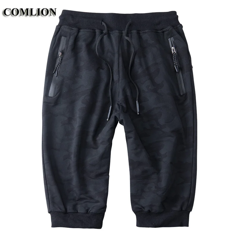 

Big Size Men's Summer Pants New Homme Beach Calf-length Pants Male Drawstring Pocket Elastic Joggers Men Short Trousers 8XL C152