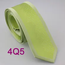 YIBEI coahella галстуки мужские обтягивающие галстук дизайн Окаймленный яблоко зеленые полосы пятна микрофибры галстук модный тонкий галстук