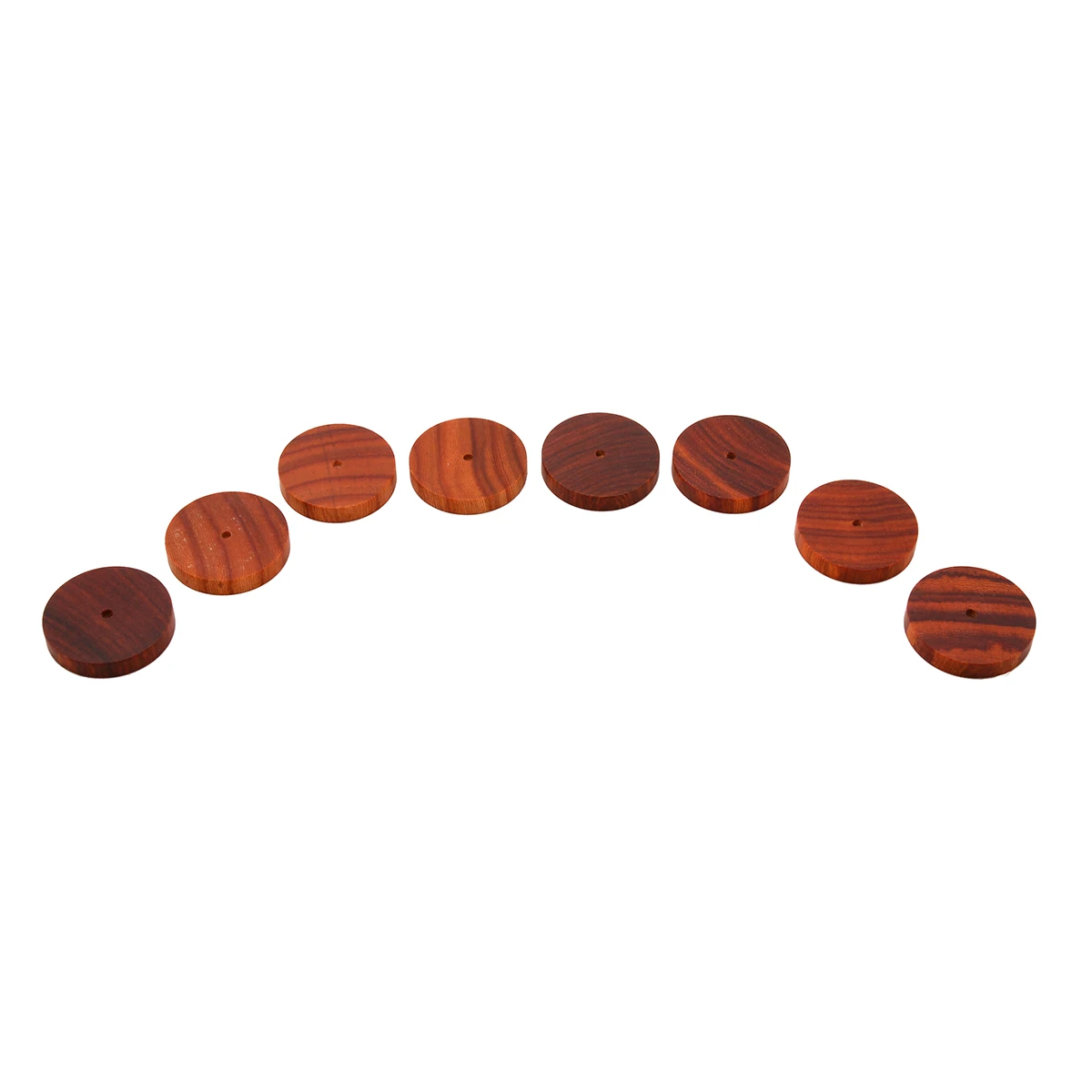 8pcs 23mm Rosewood Speaker Shock Spike Brown High Quality HIFI Amplifier Isolation Cone Stand Feet + Base Pad Mayitr