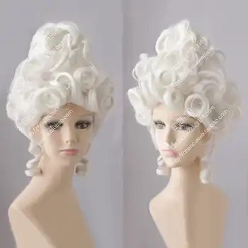 Marie Antoinette Moonlight White Queen Court Masquerade Halloween