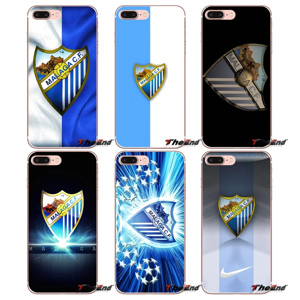 США Малага FC футбол для iPhone X 4 4S 5 5S 5C SE 6 6S 7 8 Plus Samsung Galaxy J1 J3 J5 J7 A3 A5 2016 2017 Чехлы