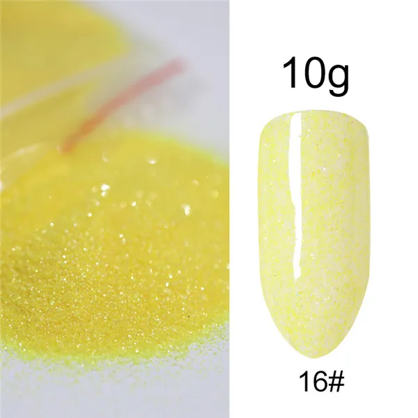 1 Box Chameleon Mirror Nail Glitter Powder Neon Aurora Effect Mermaid Nail Art Dust Chrome Pigment Manicure Decoration - Цвет: 46219-16