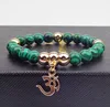 Bracelet de Prière Bouddhiste Mala Malachite verte