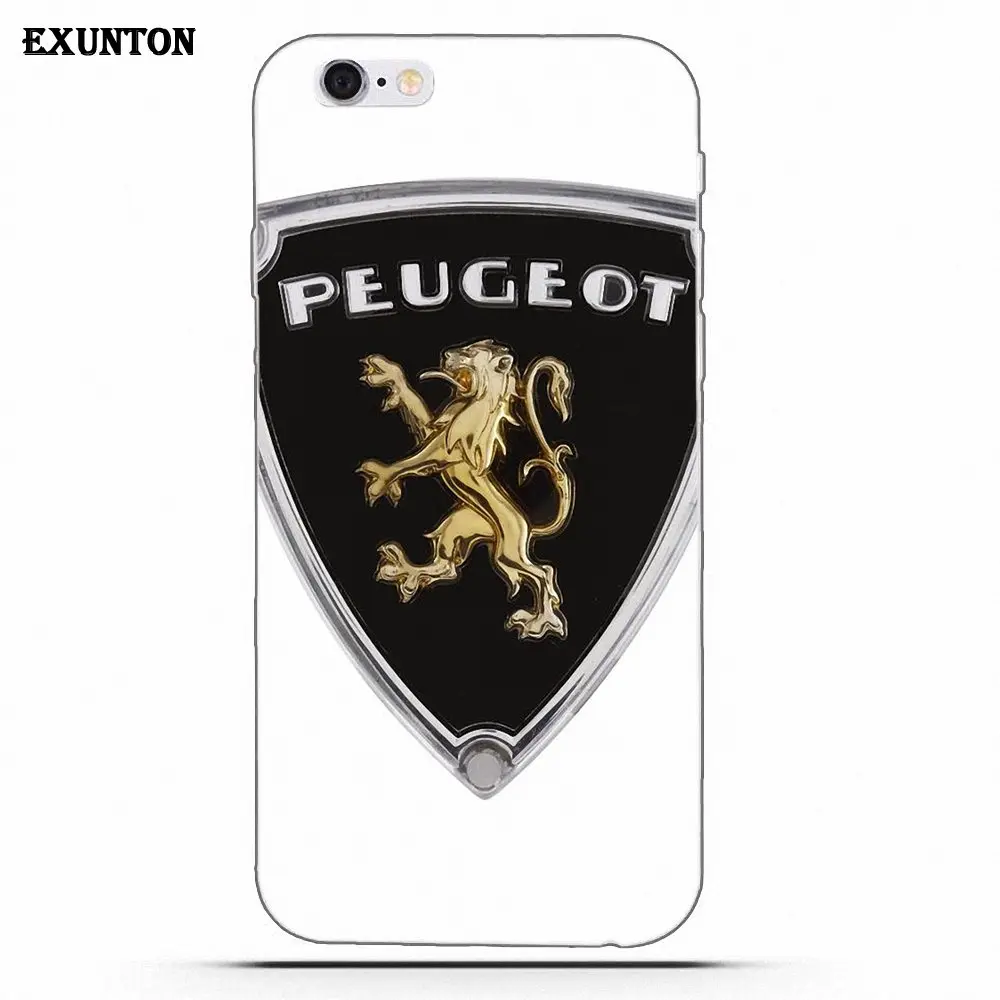 Логотип Peugeot для Apple iPhone 4 4S 5 5C SE 6 6S 7 8 Plus X для Apple iPhone 4 4S 5 5C SE 6 6S 7 8 Plus X TPU