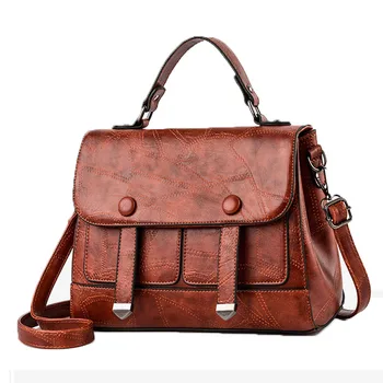 

Designer Handbags High Quality Small Vintage Women Handbag Ladies PU Leather Casual Retro Messenger Shoulder Bag Bolsa Feminina