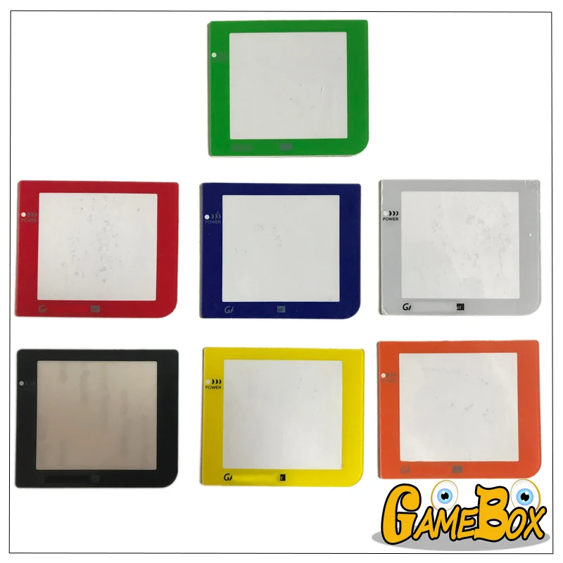 7 Colors Plastic Screen Lens Cover Screen for GBP GameBoy Pocket Protective Screen Len For GBP With Logo Replacemen Lens 7 Colors Plastic Screen Lens Cover Screen for GBP GameBoy Pocket Protective Screen Len For GBP With Logo Replacemen Lens