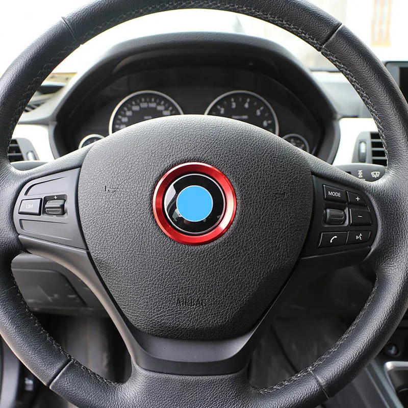 

Car Styling Decoration Ring Steering Wheel Circle Sticker For BMW M3 M5 E36 E46 E60 E90 E92 X1 F48 X3 X5 X6