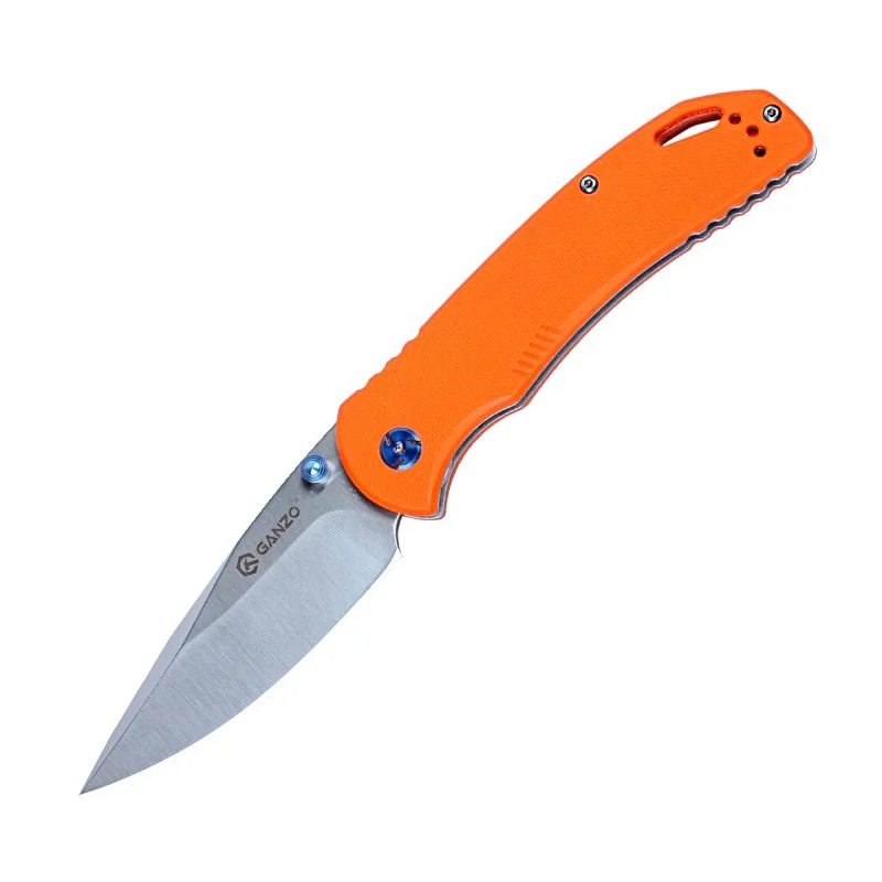 Gango G7531 F7531 складной нож для ежедневного использования, 440C лезвие G10/ручка из углеродного волокна, охотничьи ножи выживания тактический военный Мультитул ножи - Цвет: orange