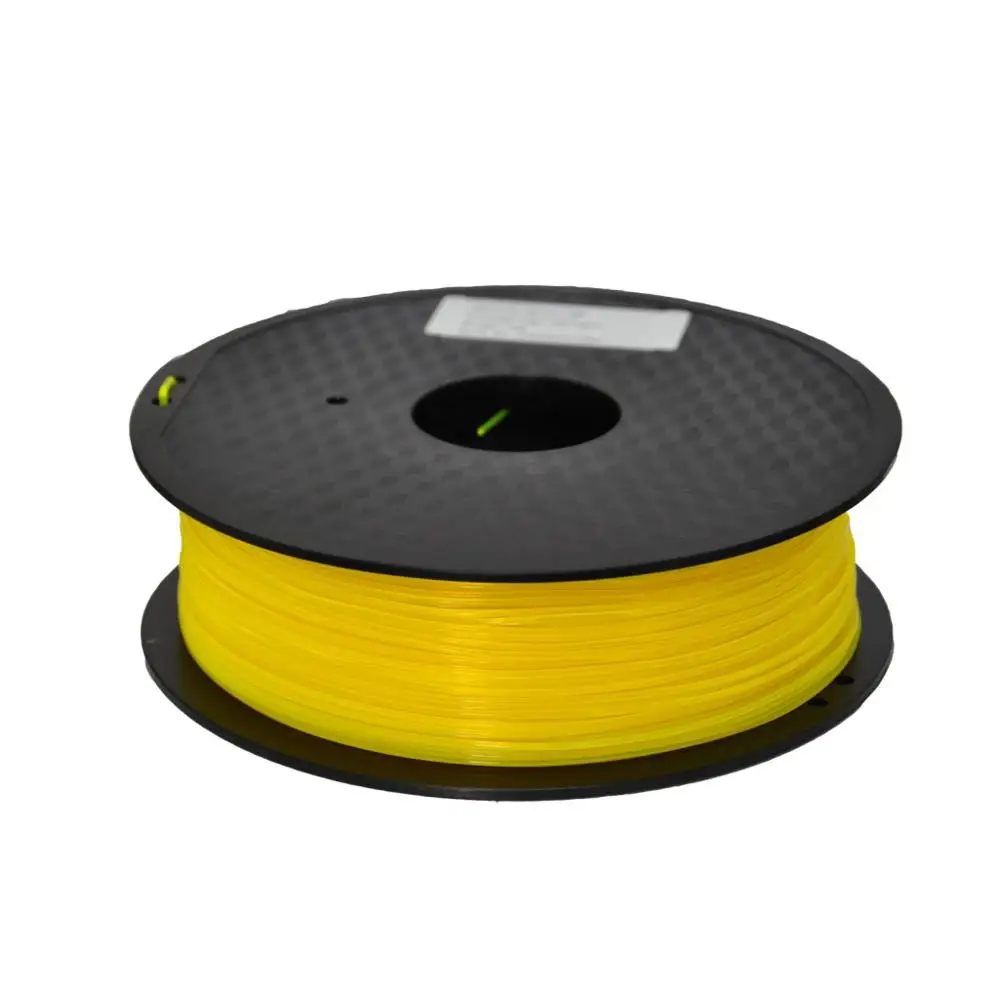 Нить для 3D-принтера 1,75 мм нейлон полиамид экструдированный пластик черный цвет материал 3D-принтера Высокопрочный инженерный уровень - Цвет: PA Yellow
