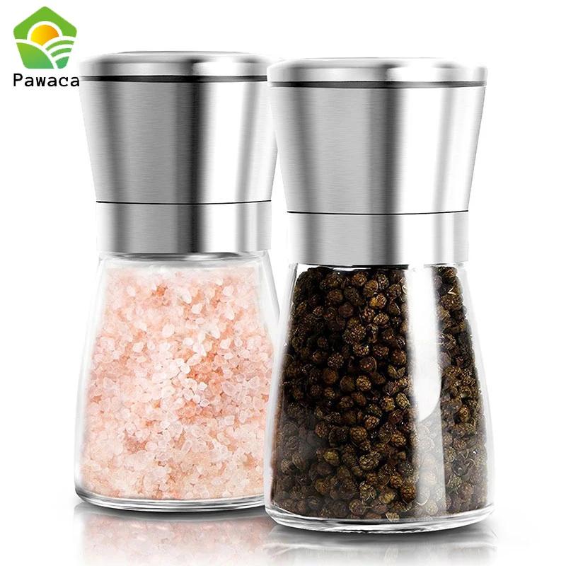 Salt And Pepper Grinder Set Pepper Mill Manual Spice Mill Salt