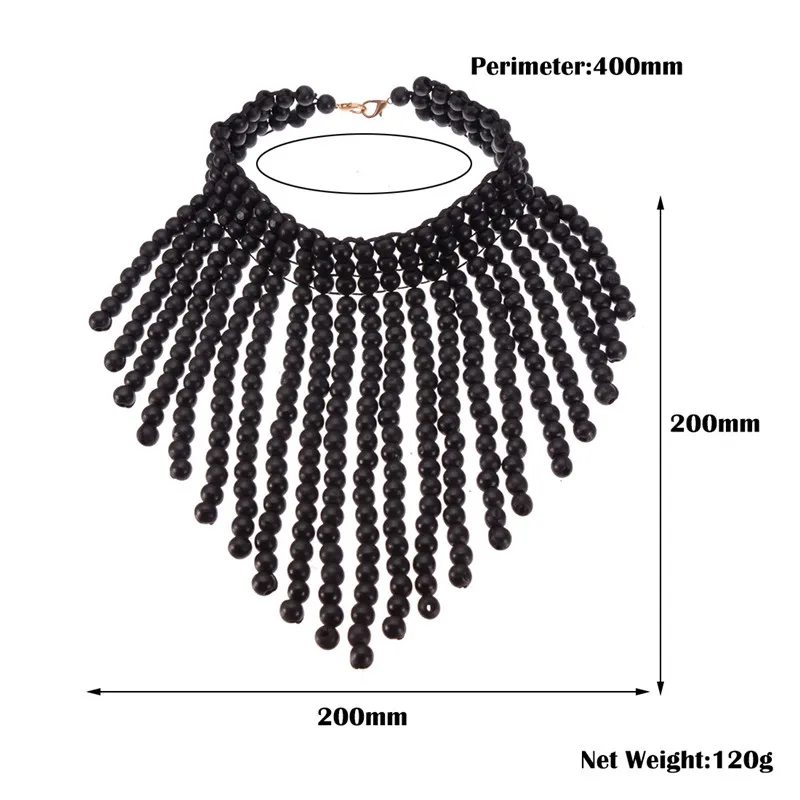 12 цветов, Винтажное колье с этническими бусинами и кисточками, богемное длинное массивное ожерелье, s& подвески, ювелирные изделия, женское ожерелье, чокдер