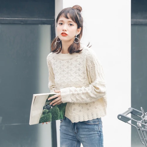 53 Model Baju Rajut Ala Korea HD Terbaik