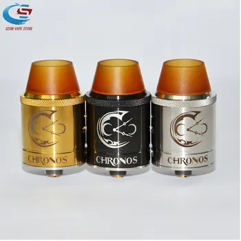 

Electronic Cigarette CHRONOS RDA Atomizer 22mm diameter 304 stainless steel material vape Atomizer fit 510 Thread RDA tank