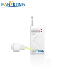 433 МГц беспроводной датчик уровня воды, Для PSTN GSM сигнализация для GSM домашняя охранная сигнализация