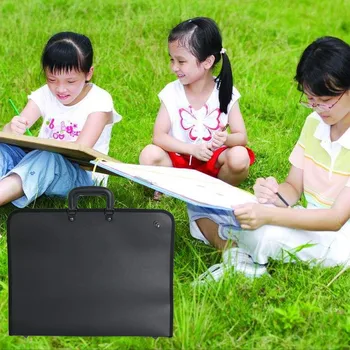 

Behogar Art Portfolio Expanding Folder File Organizer Carry Case Bag for Artwork Drawing Painting Sketch Photography Poster
