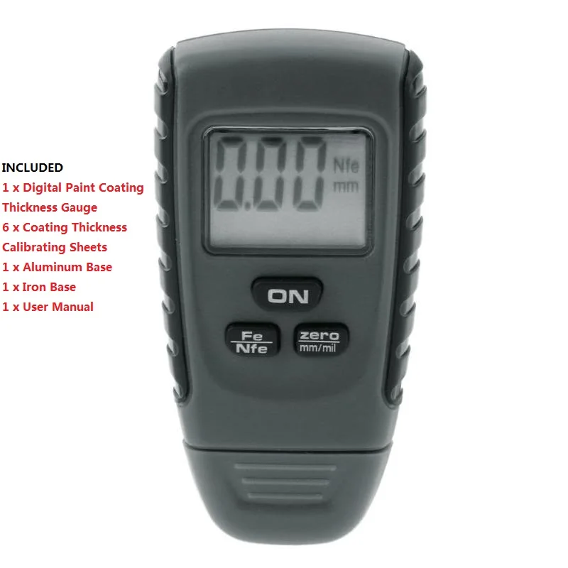 

RM660/EM2271 Paint Coating Thickness Gauge Digital Meter Instrument Tester for Car Instrument Tools Digital Paint Coating Tool