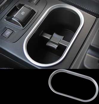 

Sliver Car Water Cup Holder Trim Interior Glass Box Storage For Outback 2015 YT-73005